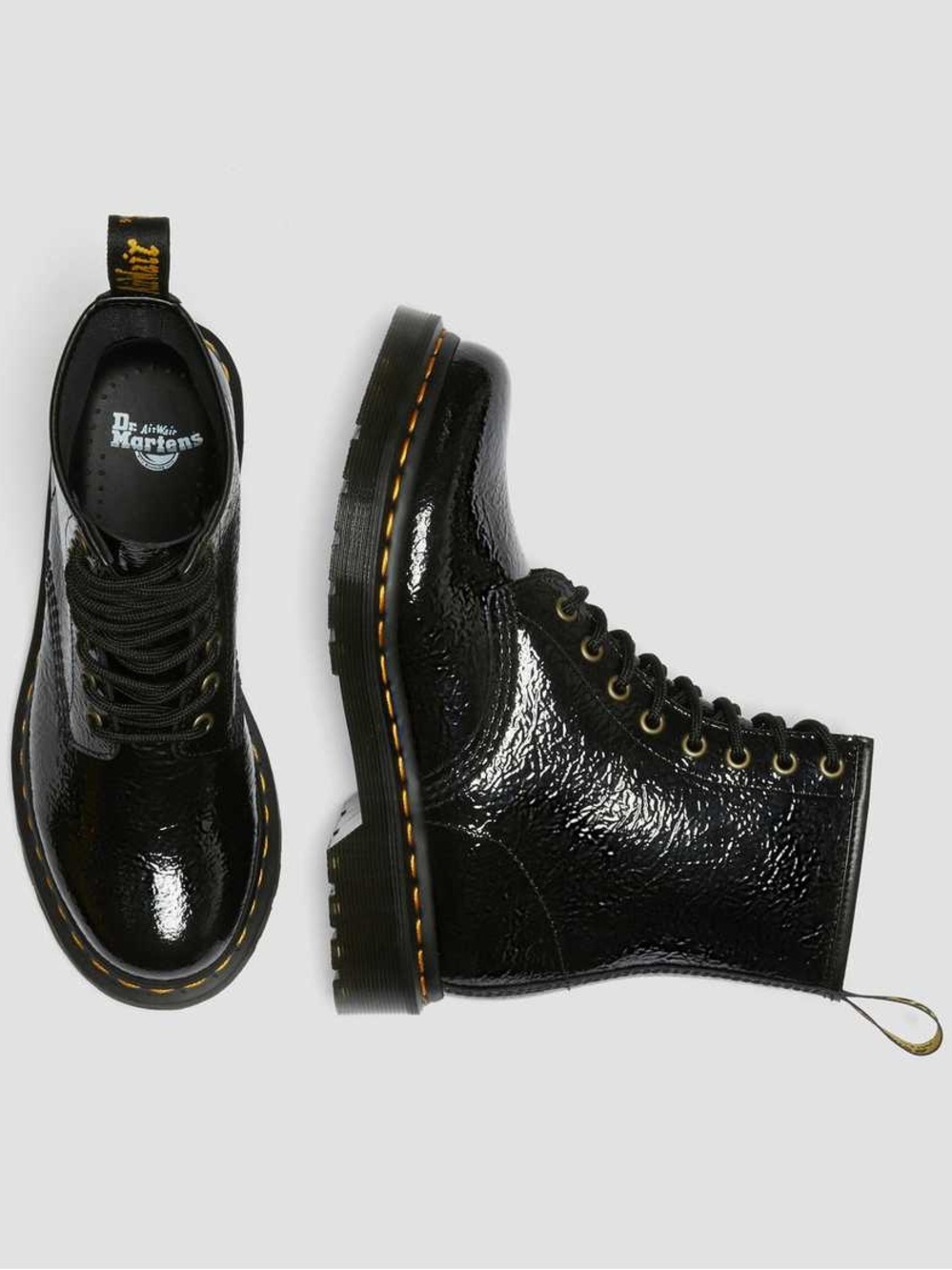Dr. Martens 1460 Distressed Patent Leather Boots